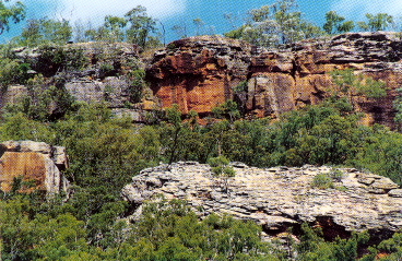 image of rock ledges - Jump to image if you click